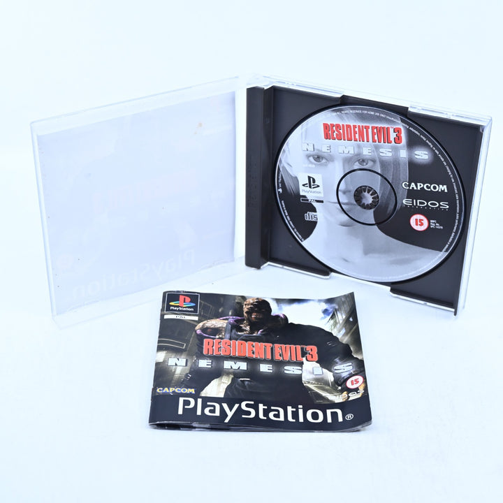 Resident Evil 3 Nemesis - Sony Playstation 1 / PS1 Game + Manual - PAL