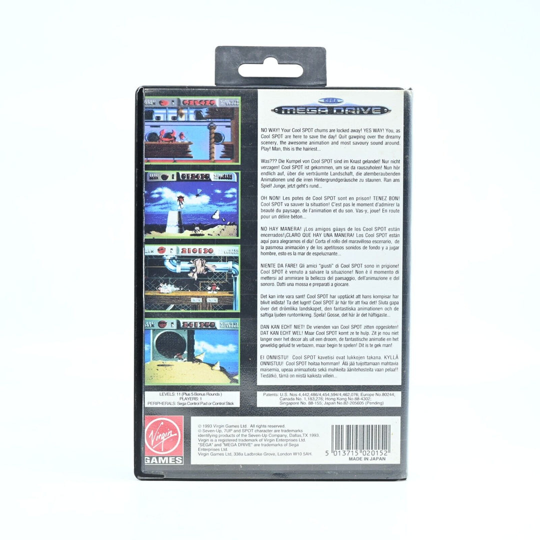 Cool Spot + Manual - Sega Mega Drive Game - PAL - FREE POST!