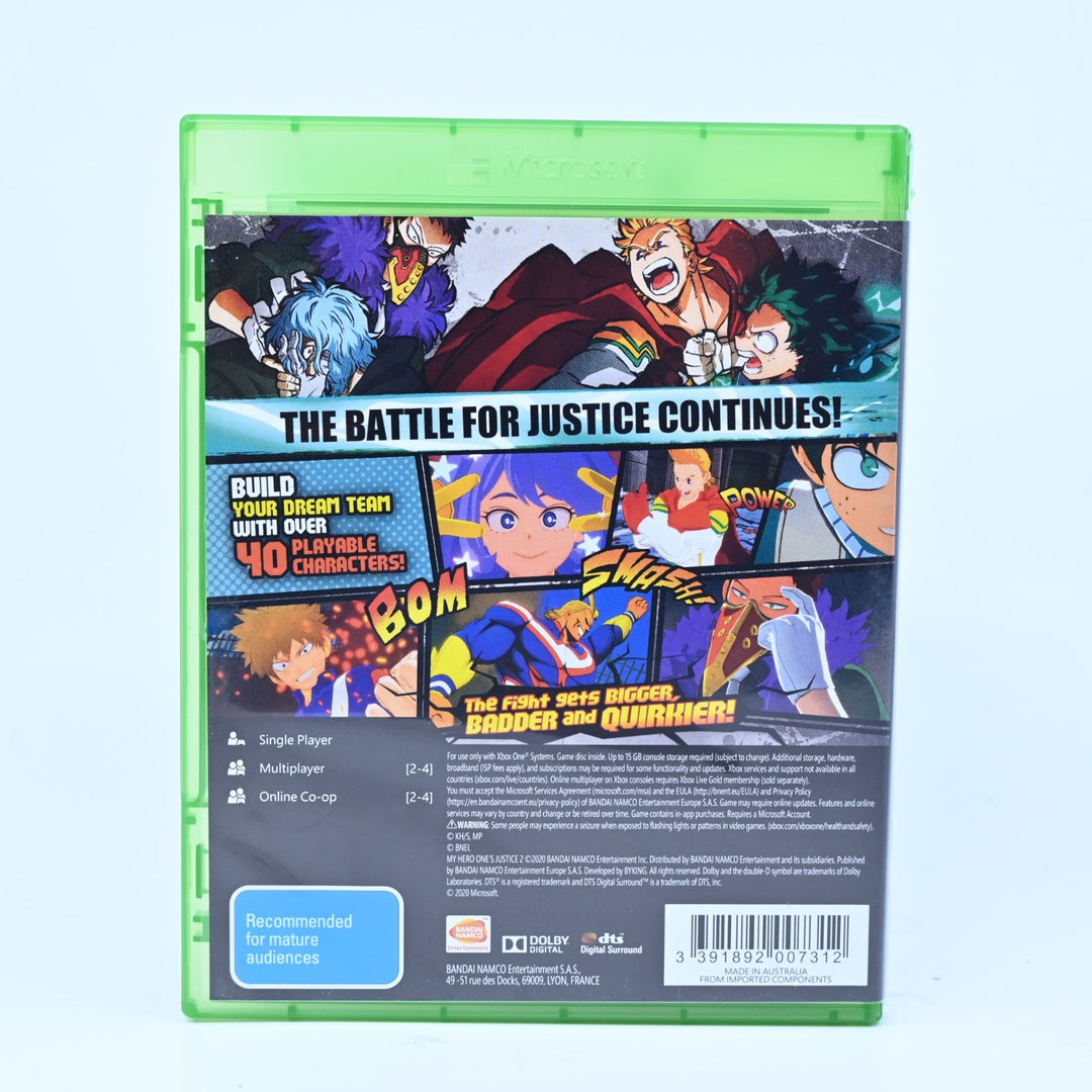 My Hero One's Ones Justice 2 - Xbox One Game - PAL - FREE POST!