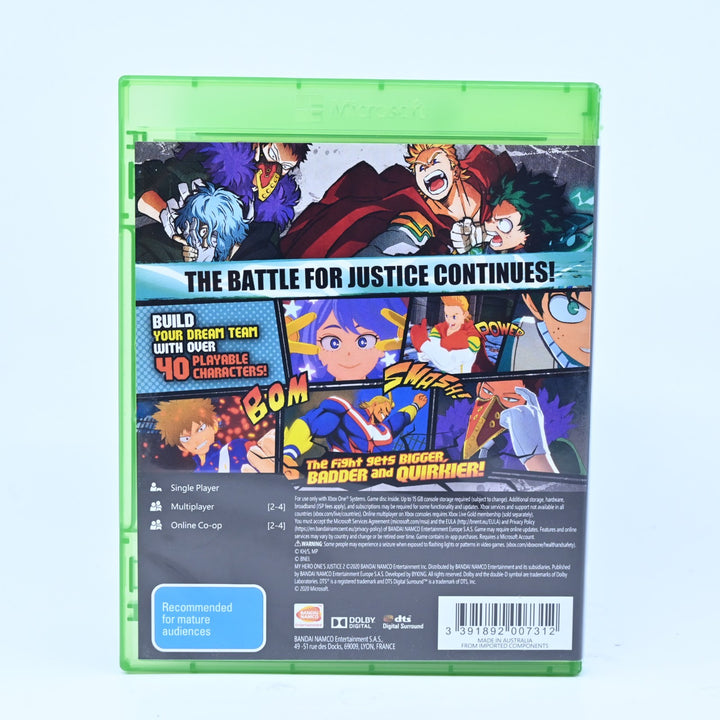 My Hero One's Ones Justice 2 - Xbox One Game - PAL - FREE POST!