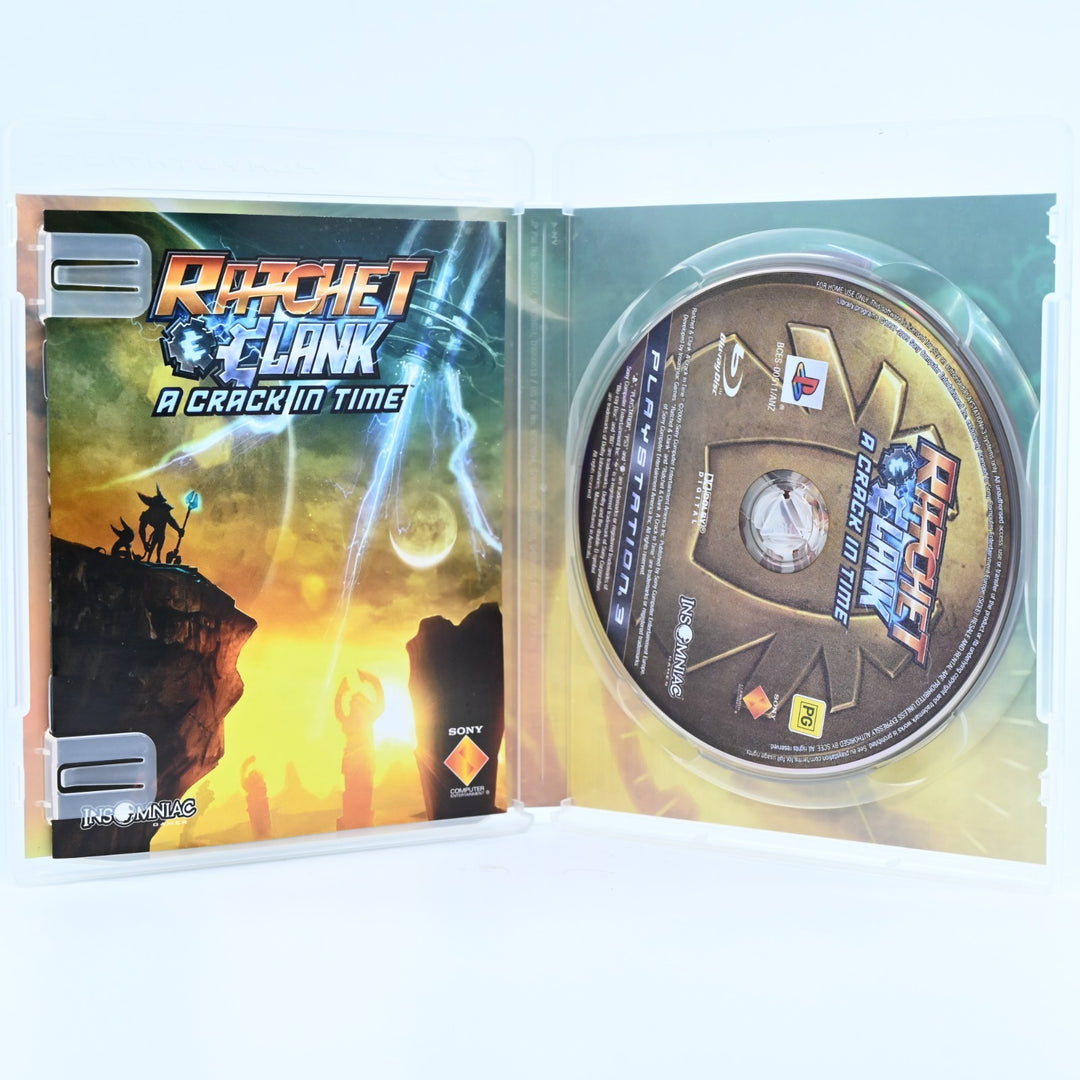 Rachet & Clank: A Crack in Time - Sony Playstation 3 / PS3 Game + Manual