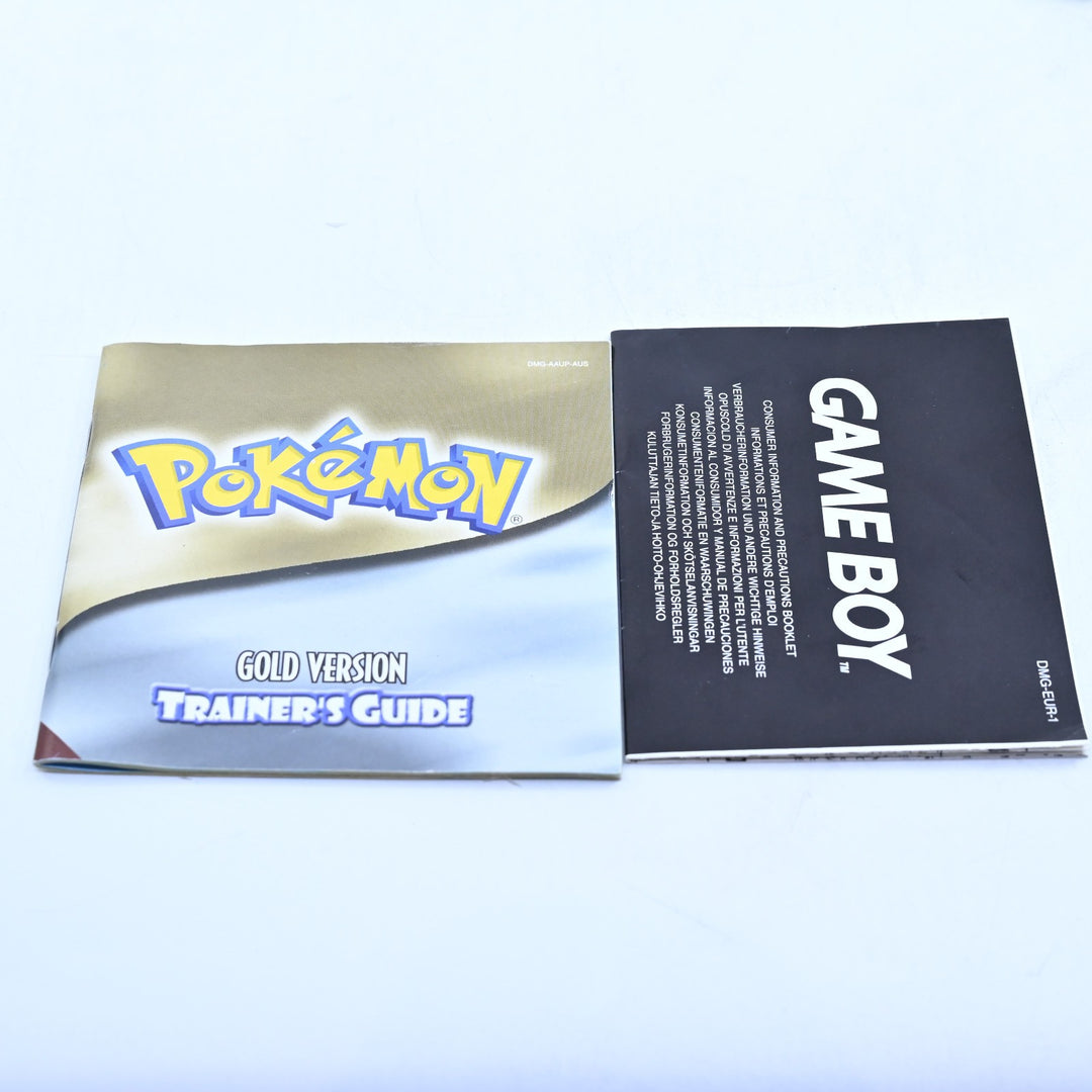 Pokemon Gold Version - Nintendo Gameboy Color Boxed Game - PAL - NEW BATTERY!