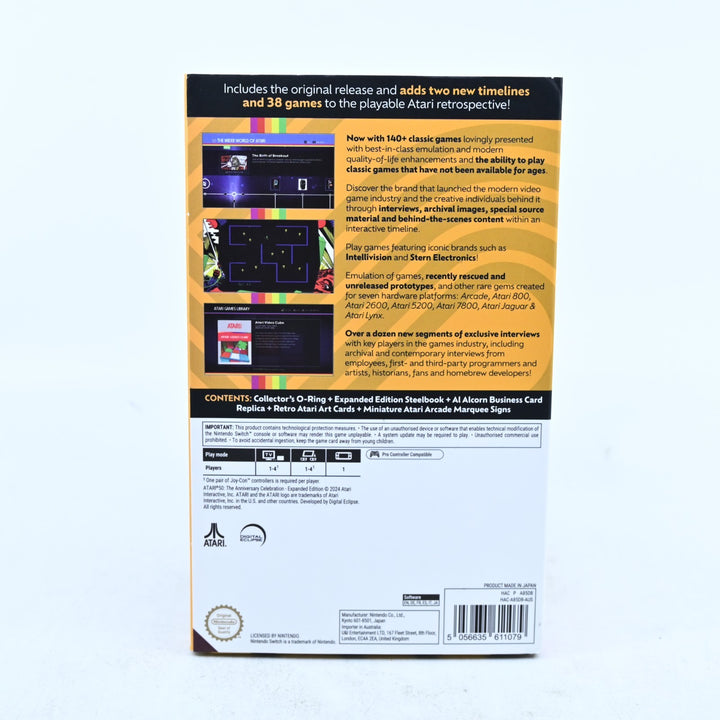 Atari 50: The Anniversary Celebration - Expanded Steelbook Edition - Switch Game