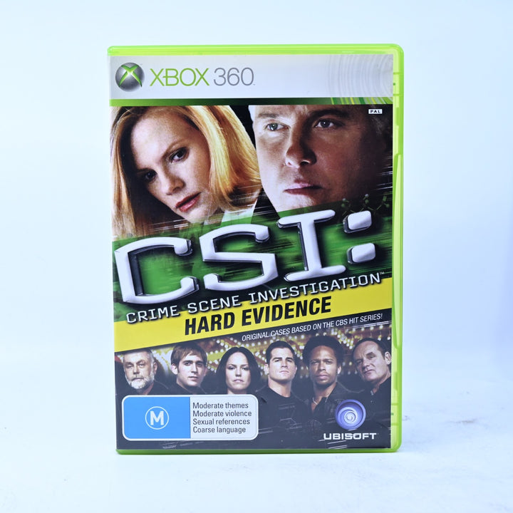 CSI: Crime Scene Investigation Hard Evidence - Xbox 360 Game + Manual