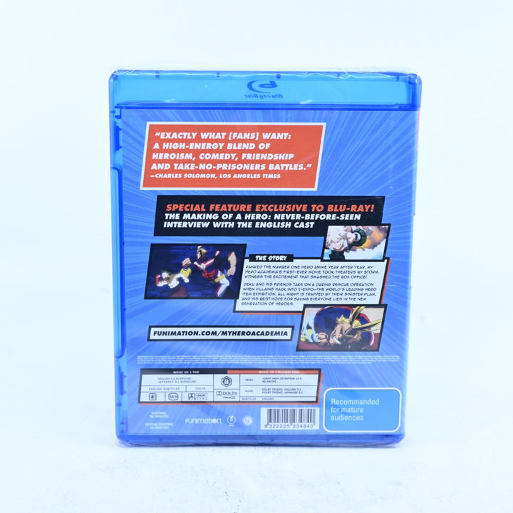 SEALED! My Hero Academia Two Heroes - Region B - Region 4 - Anime Blu-ray/DVD