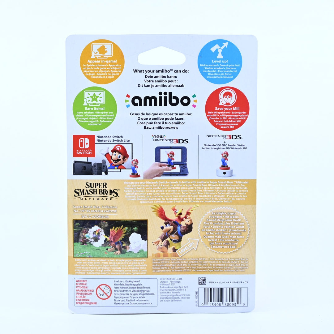 SEALED! Banjo & Kazooie Amiibo No. 85 - Super Smash Bros. Collection. - Toy