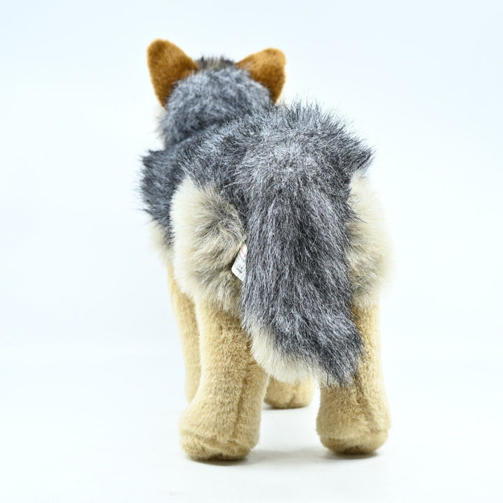 Grey Wolf with Brown Eyes - K & M International 2001 - Toy