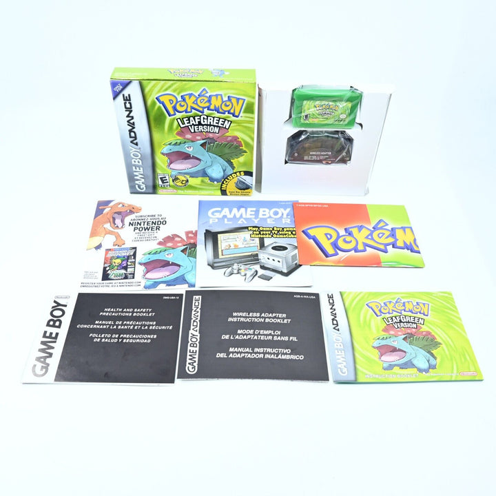 Pokemon Leaf Green Version - Nintendo Gameboy Advance / GBA Boxed Game - NTSC