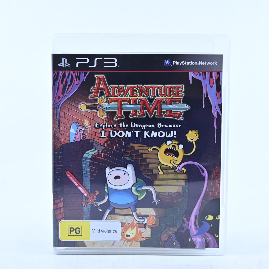 Adventure Time: Explore the Dungeon Because I Don't Know - PS3 Game + Manual