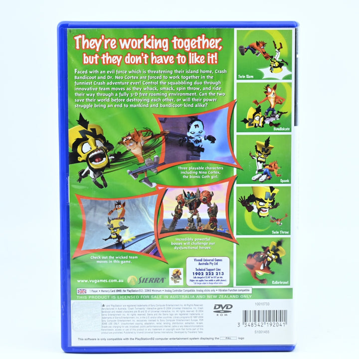 Crash Twinsanity - Sony Playstation 2 / PS2 Game - PAL - FREE POST!