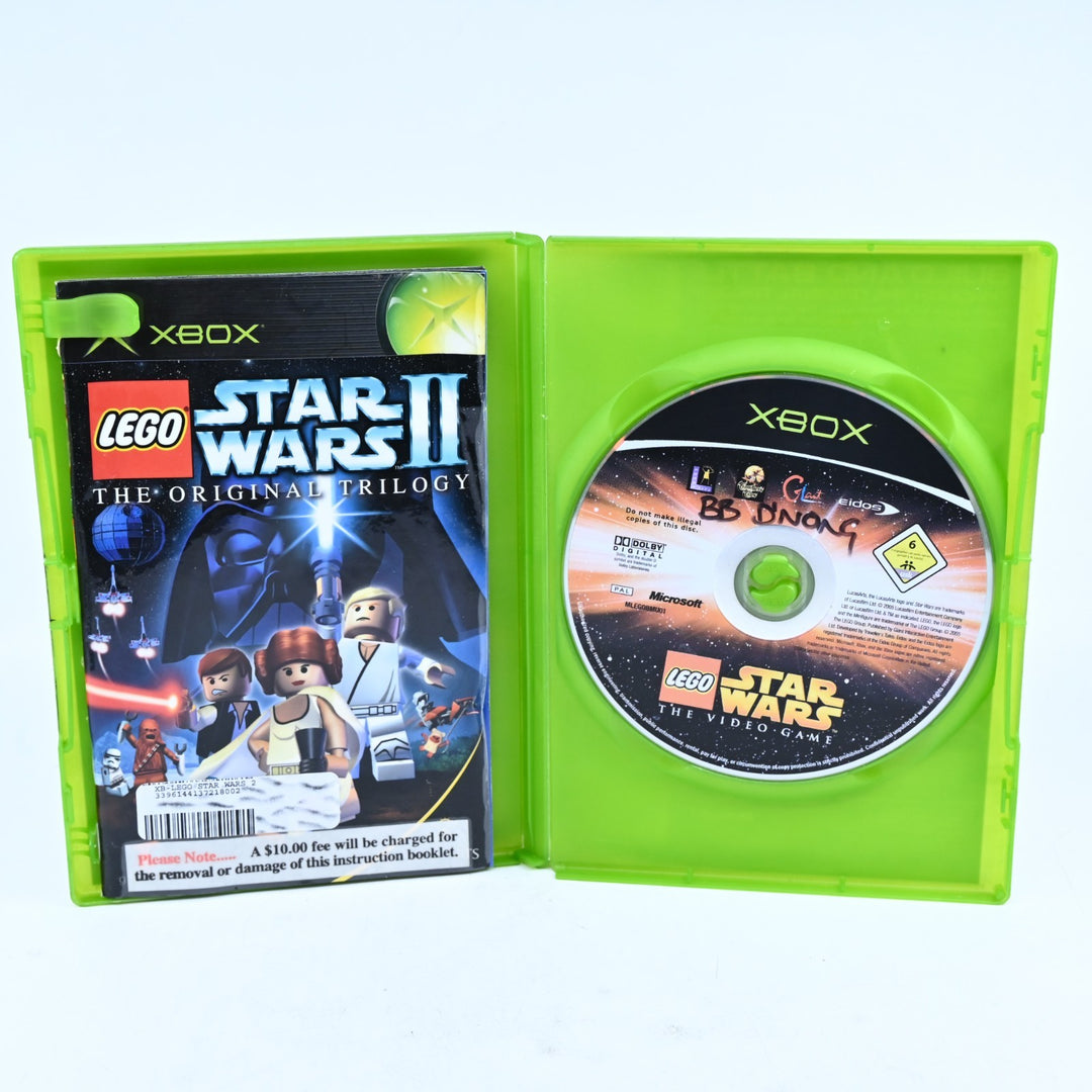 LEGO Star Wars II: The Original Trilogy - Original Xbox Game + Manual - PAL