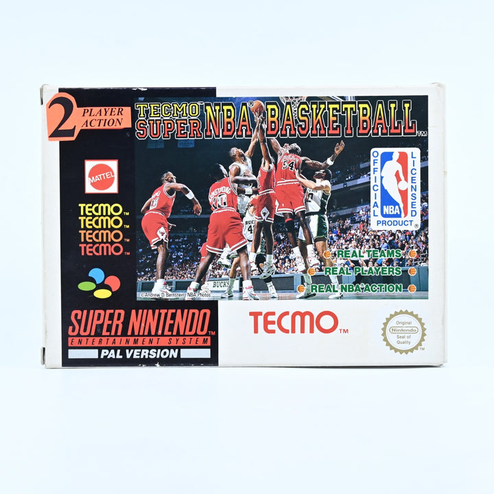 Tecmo Super NBA Basketball - Super Nintendo / SNES Boxed Game - PAL - FREE POST!
