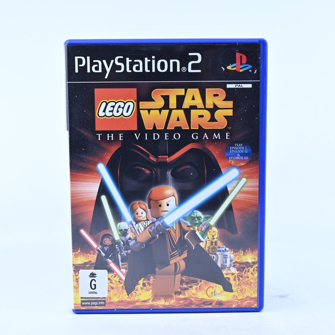 LEGO Star Wars: The Video Game - Sony Playstation 2 / PS2 Game + Manual - PAL
