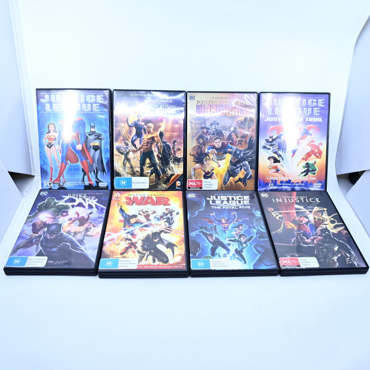 Justice League Movie Collection - DC Bulk Lot - Regions 1 & 4 - DVD