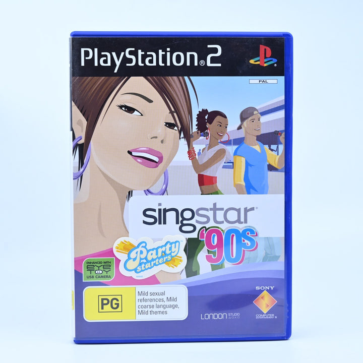 Singstar '90s - Sony Playstation 2 / PS2 Game + Manual - PAL - MINT DISC!