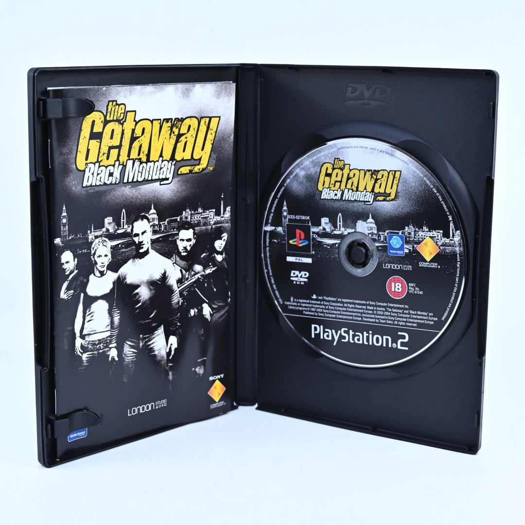 The Getaway: Black Monday - Sony Playstation 2 / PS2 Game + Manual - PAL