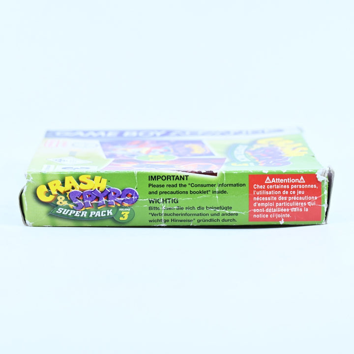 Crash & Spyro Super Pack Volume 3 - Nintendo Gameboy Advance / GBA Boxed Game