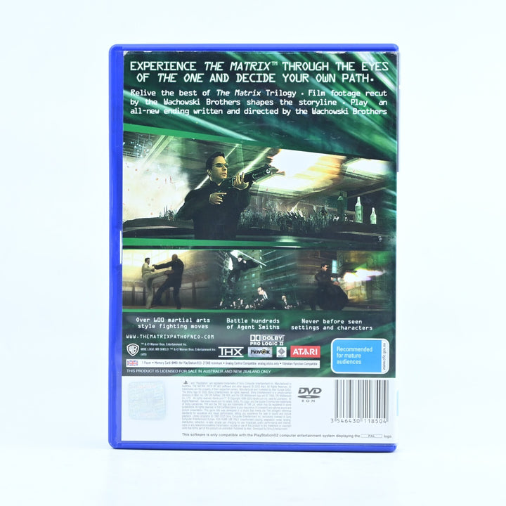 The Matrix: Path of Neo - Sony Playstation 2 / PS2 Game + Manual - PAL