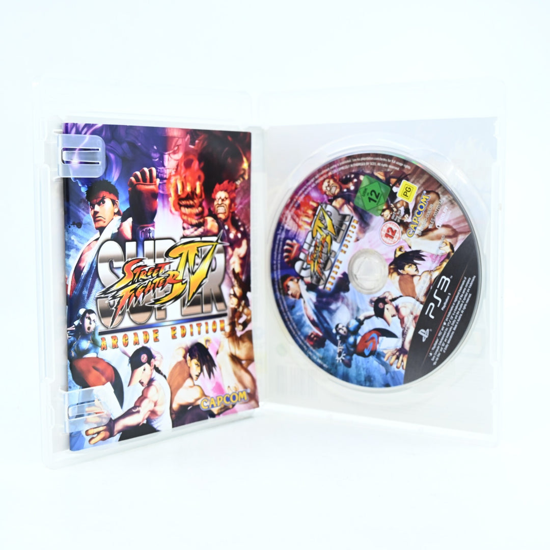 Super Street Fighter IV Arcade Edition - Sony Playstation 3 / PS3 Game + Manual