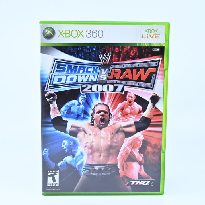 WWE Smackdown vs Raw 2007 - Xbox 360 Game - No Manual - NTSC-U/C