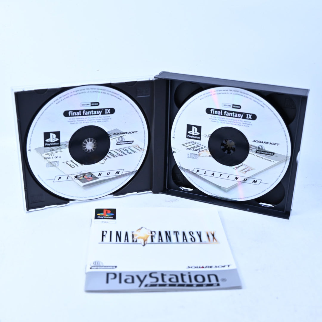 Final Fantasy IX - Sony Playstation 1 / PS1 Game + Manual - PAL - MINT DISC!