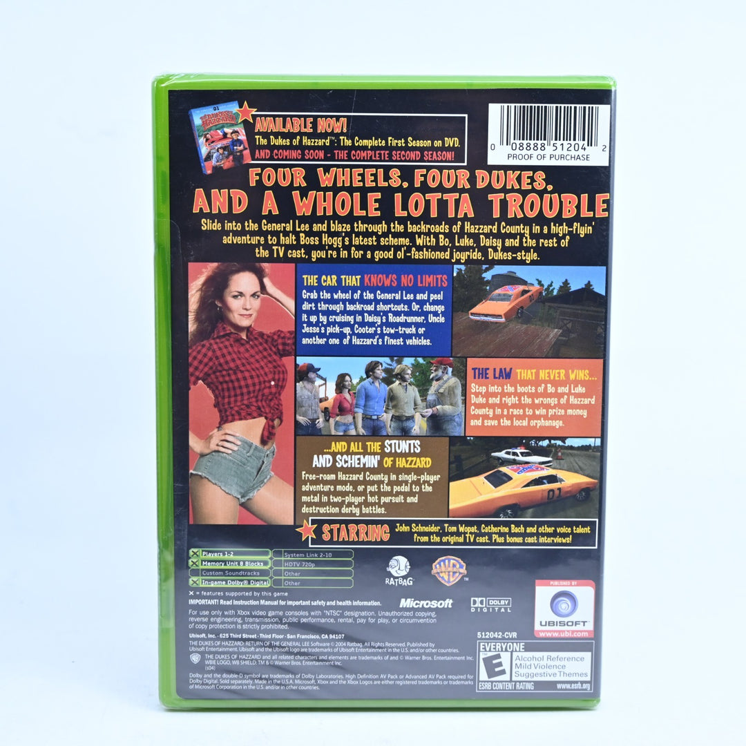 SEALED! The Dukes of Hazzard: Return of General Lee - Xbox Game - NTSC-U/C