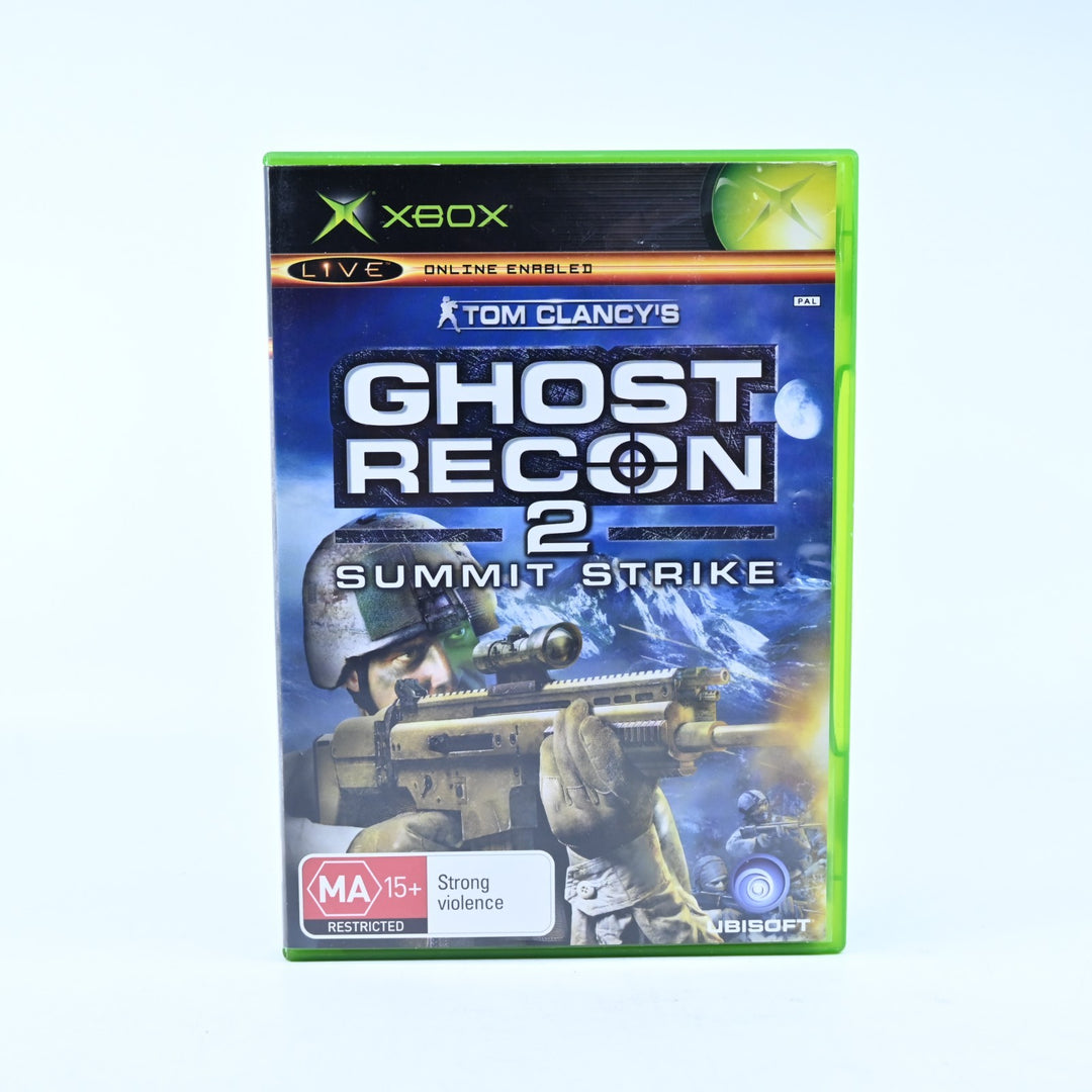 Tom Clancy's Ghost Recon 2: Summit Strike - Original Xbox Game + Manual