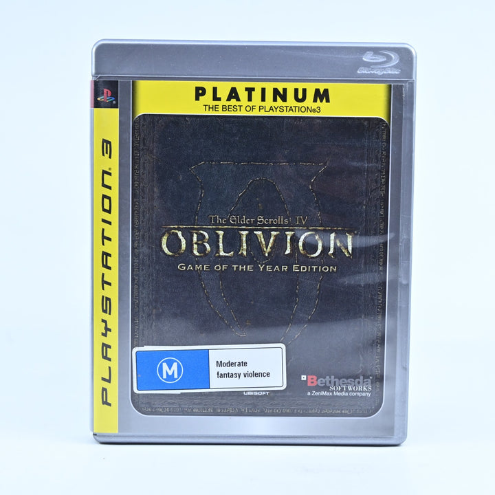 The Elder Scrolls IV: Oblivion GOTY - Sony Playstation 3 / PS3 Game + Manual