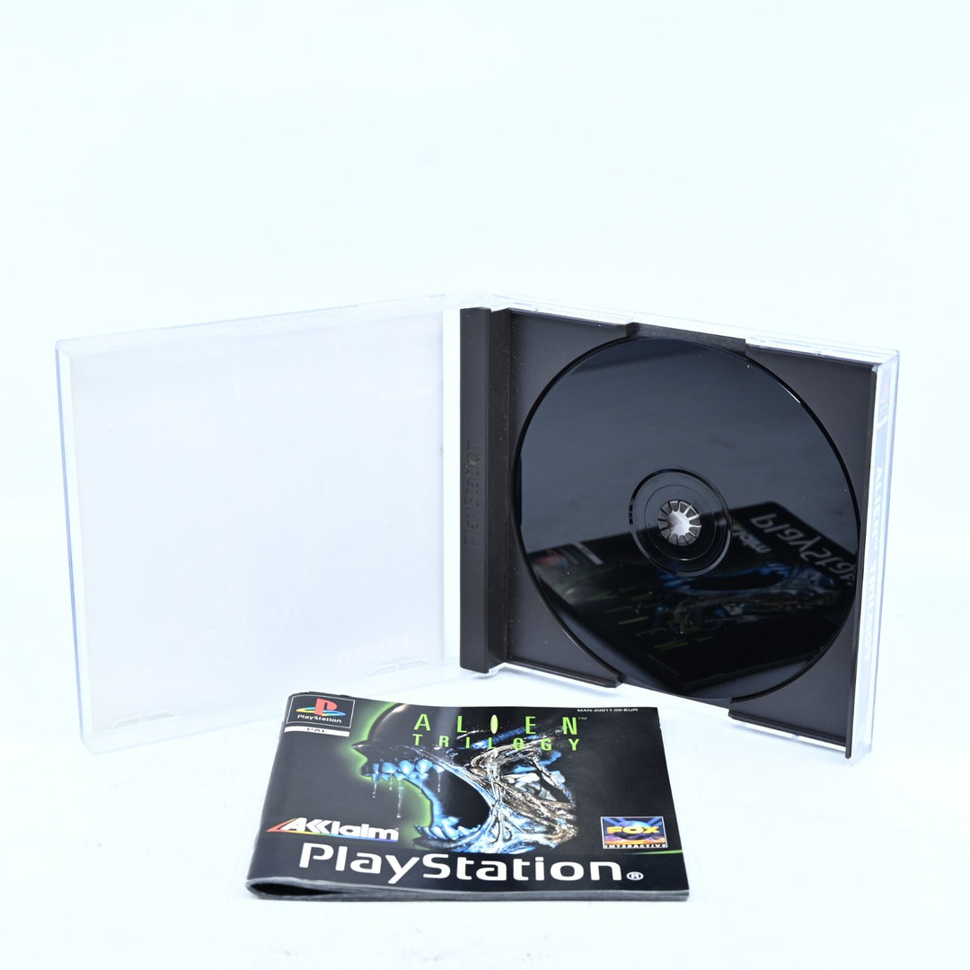 Alien Trilogy - Sony Playstation 1 / PS1 Game + Manual - PAL - MINT DISC!