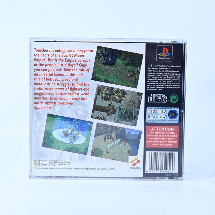 Suikoden - Sony Playstation 1 / PS1 Game + Manual - PAL - MINT DISC!