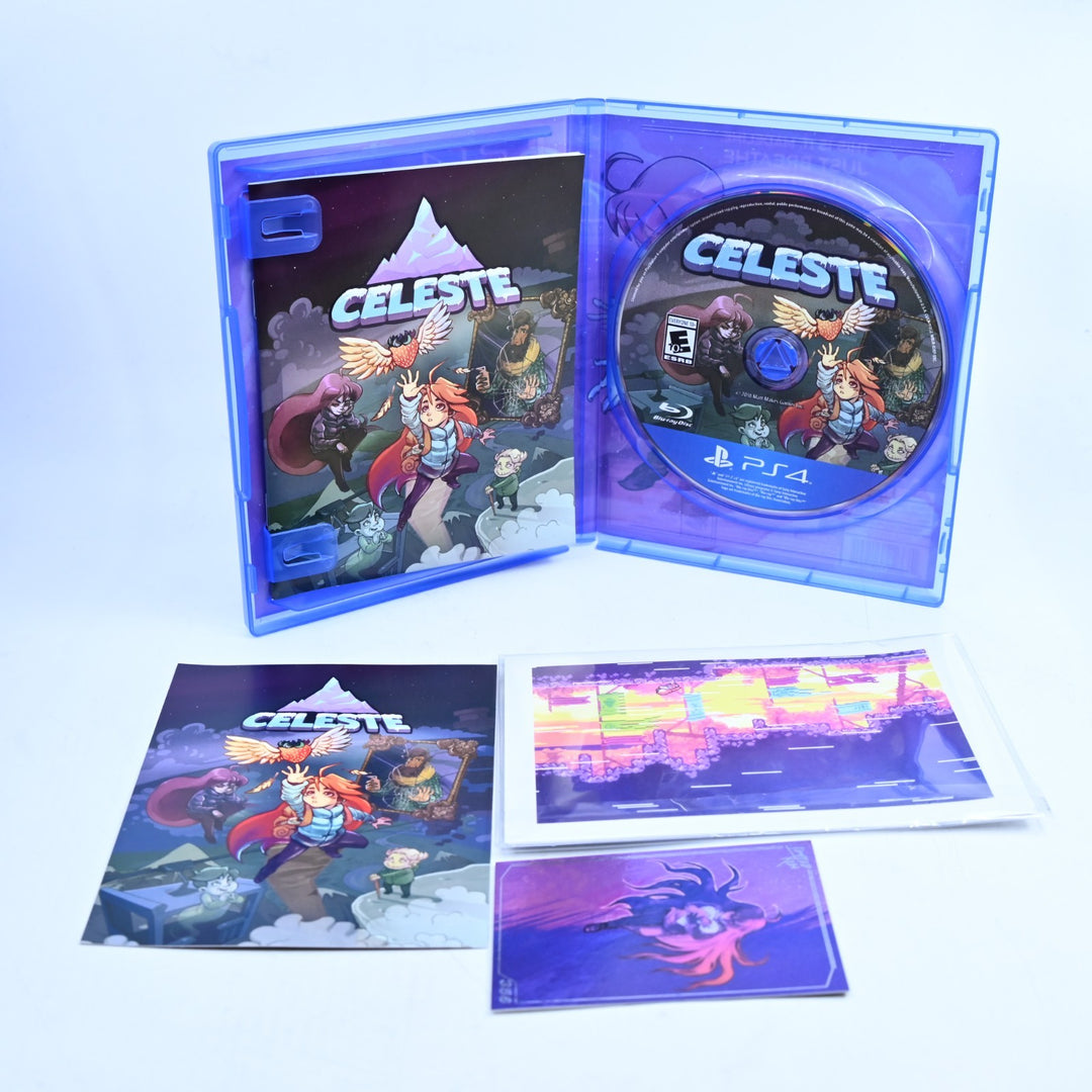 Celeste - LR-P13 - Sony Playstation 4 / PS4 Game + Postcards - MINT DISC!