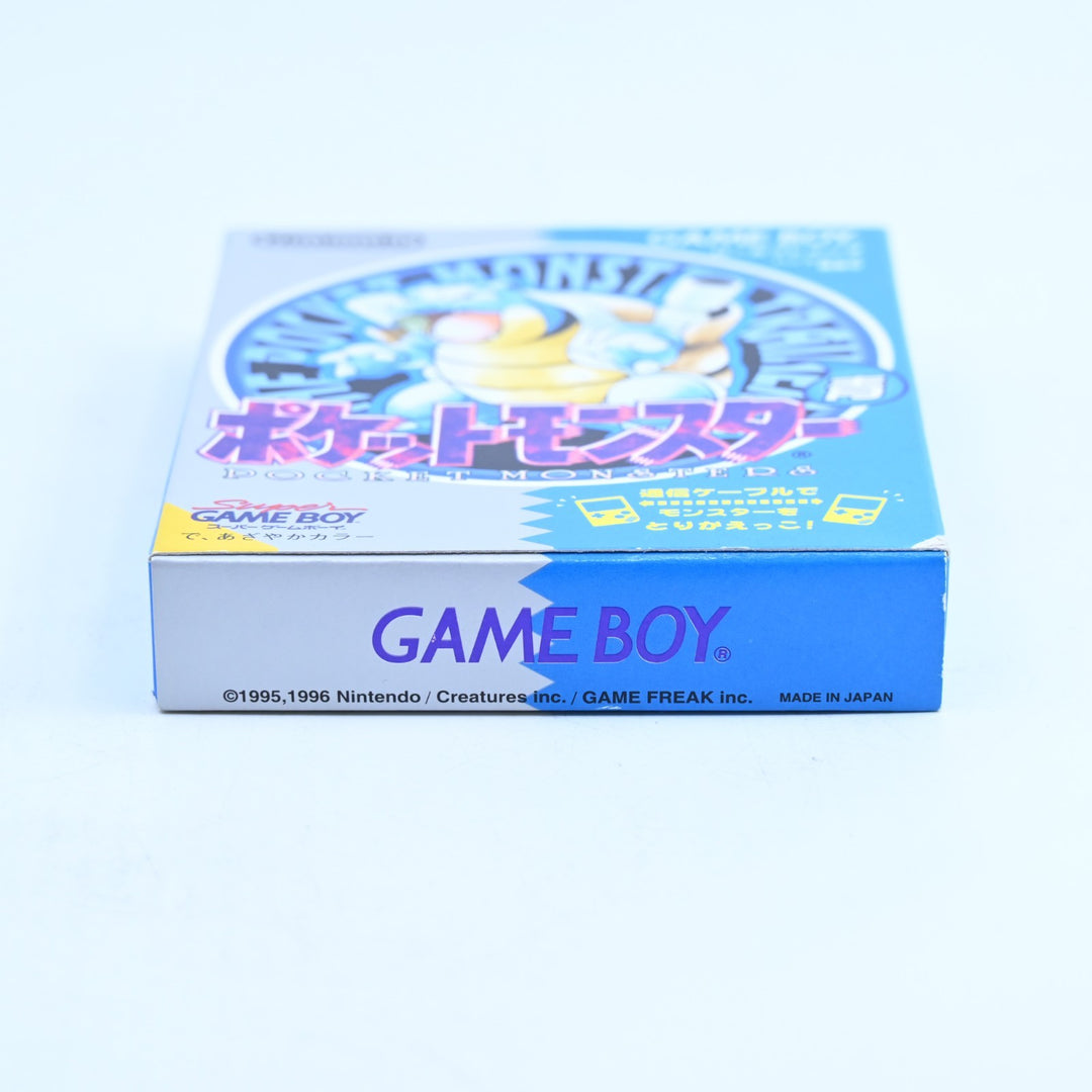 Pokemon Blue Version - Nintendo Gameboy Boxed Game - NTSC-J - NEW SAVE BATTERY!