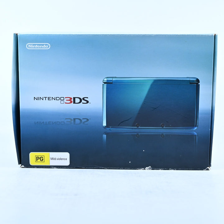 Aqua Blue - Nintendo 3DS Boxed Console - CTR-001 - PAL - FREE POST!