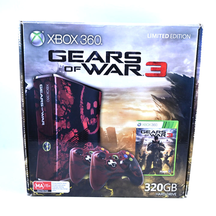 Gears of War 3 - Limited Edition Console - AUS PAL Xbox 360 Boxed Console + Hat