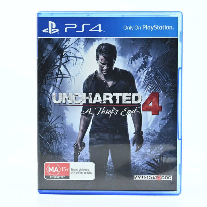 Uncharted 4: A Thief's End - Sony Playstation 4 / PS4 Game - FREE POST!