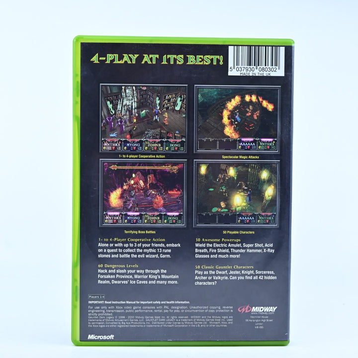 Gauntlet Dark Legacy - Original Xbox Game + Manual - PAL - MINT DISC!