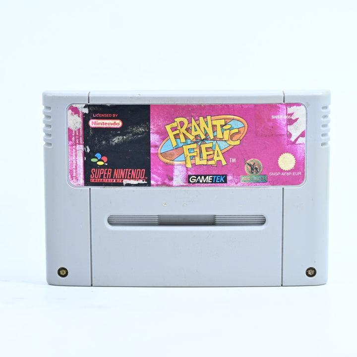 Frantic Flea - Super Nintendo / SNES Game - PAL - FREE POST!