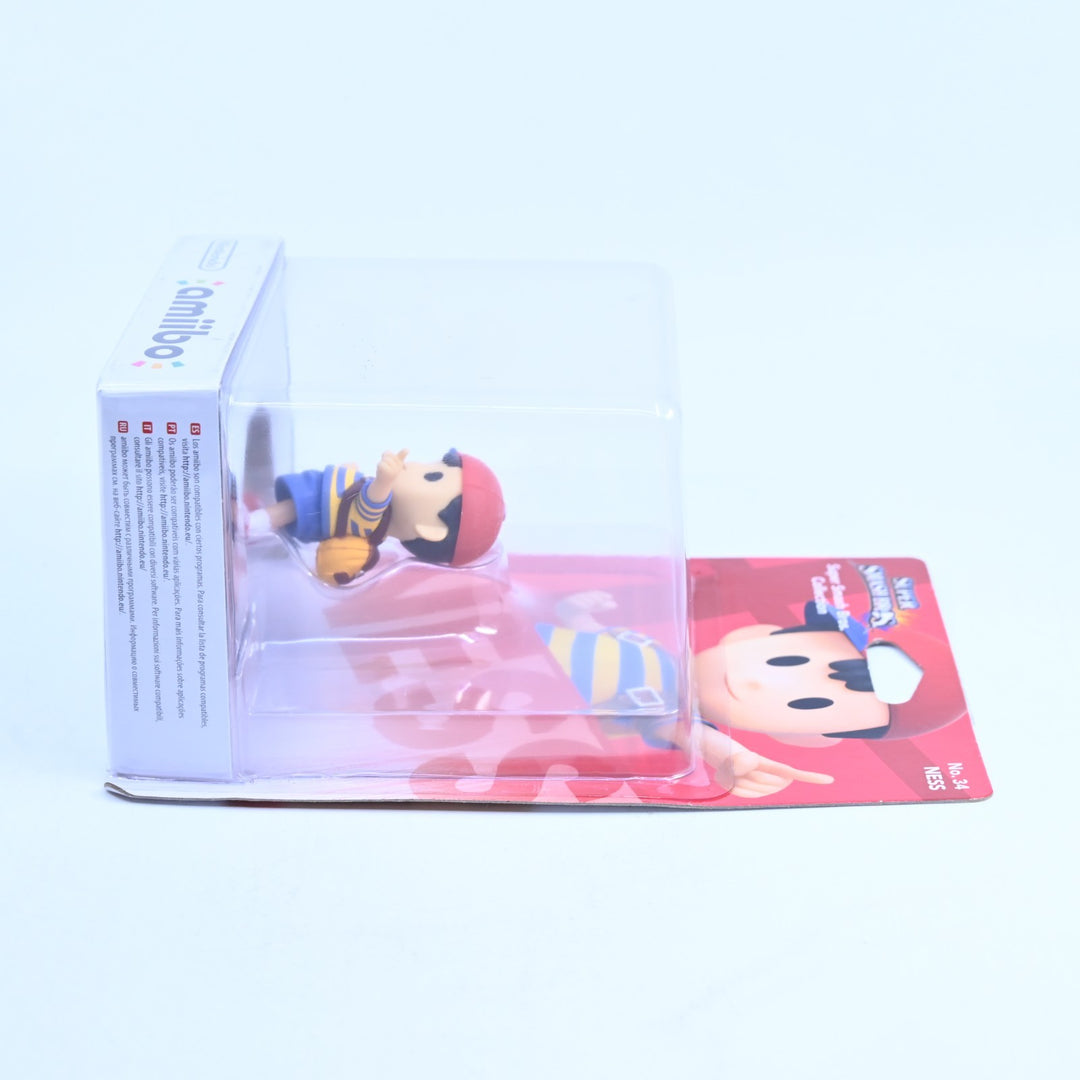 SEALED! Ness Amiibo No. 34 - Super Smash Bros. Collection - Toy
