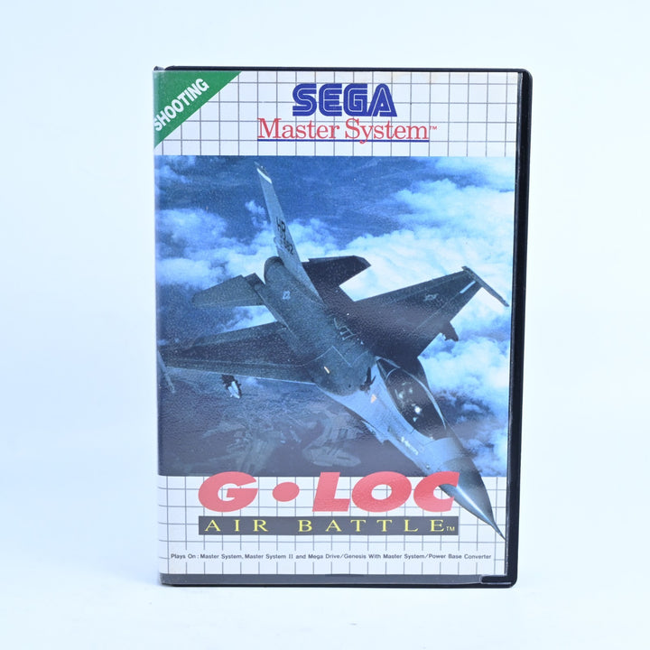 G-LOC Air Battle - Sega Master System Game + Manual - PAL - FREE POST!