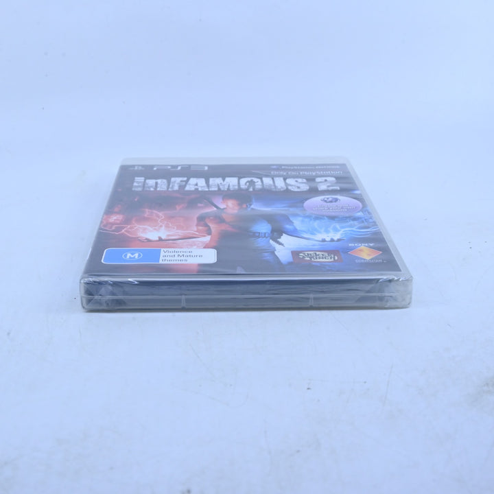 inFamous 2 - Sony Playstation 3 / PS3 Game + Manual - MINT DISC! SEALED!
