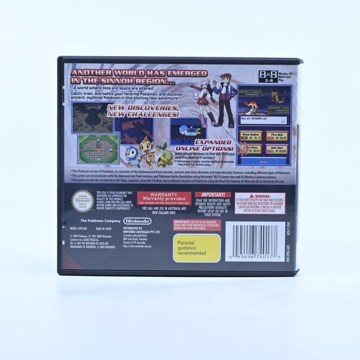 Pokemon Platinum - Nintendo DS Game - AUS PAL + Manual - FREE POST!