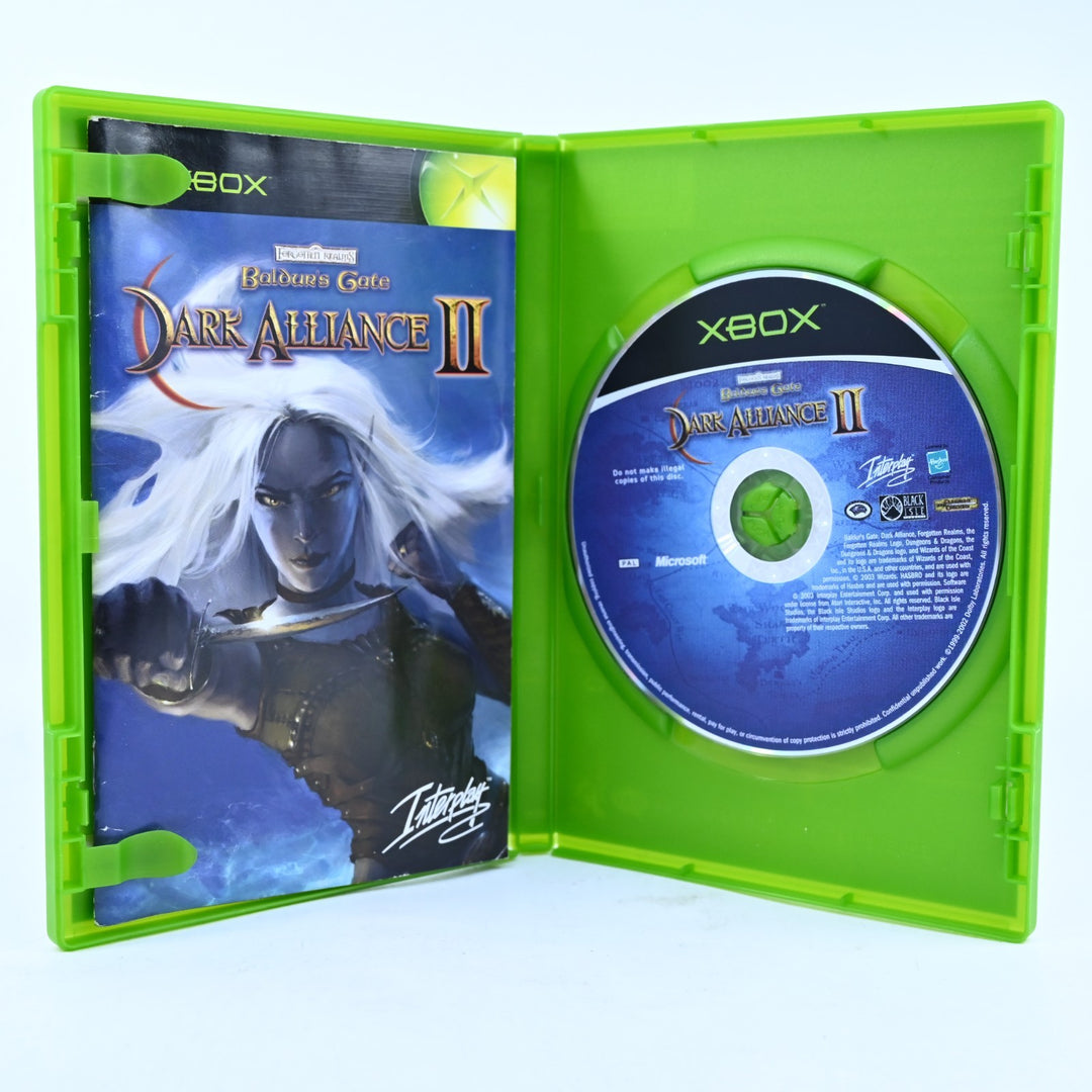 Baldur's Gate Dark Alliance II - Original Xbox Game + Manual - PAL - MINT DISC!