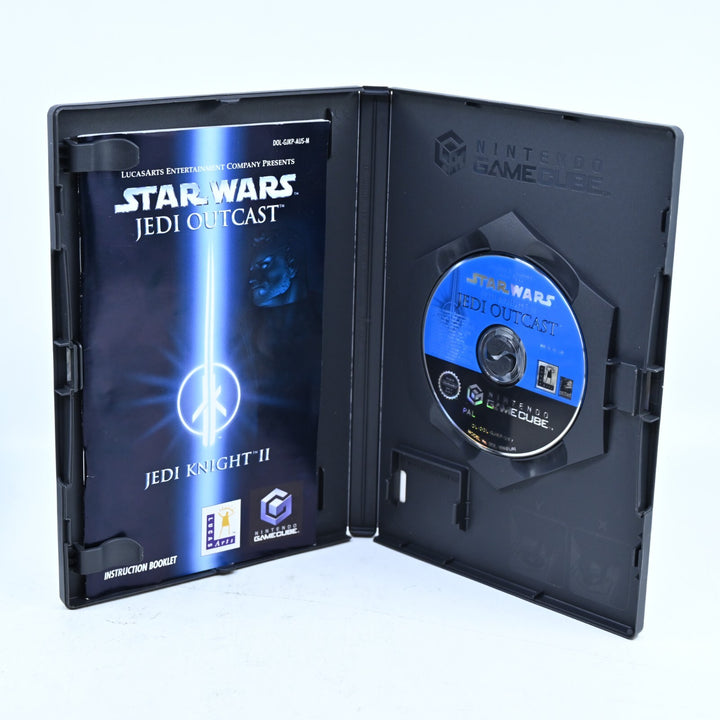Star Wars Jedi Knight II 2: Jedi Outcast - Nintendo Gamecube Game + Manual - PAL