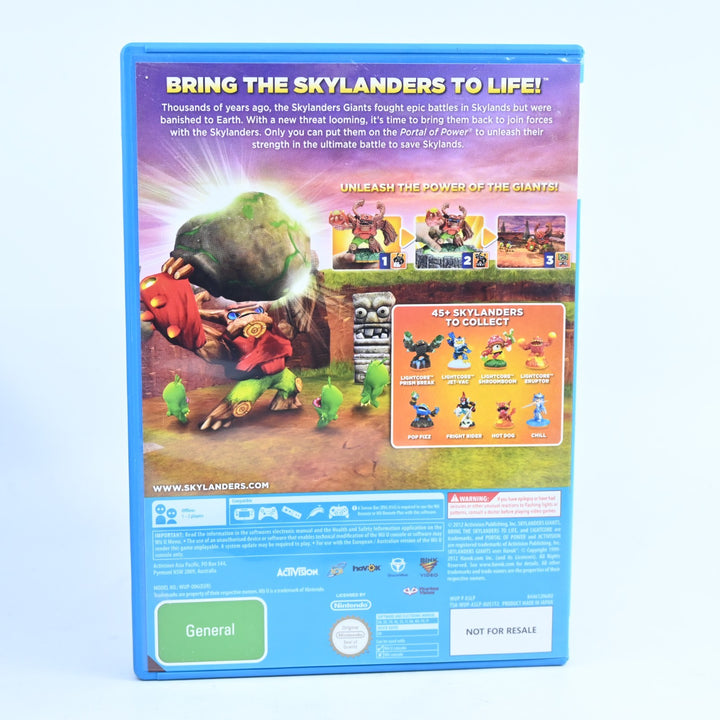 Skylanders: Giants - Nintendo Wii U Game - PAL - FREE POST!