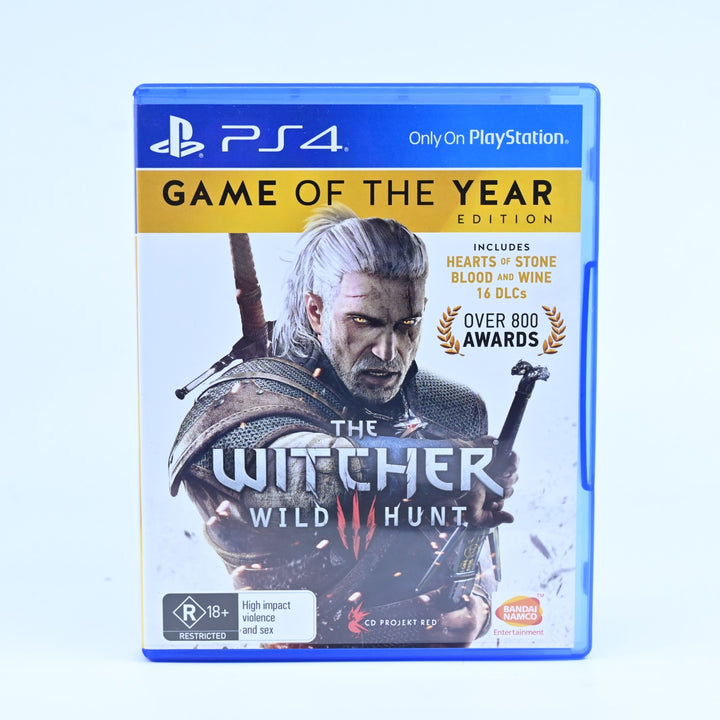 The Witcher III: Wild Hunt - Game of the Year Edition - PS4 Game - MINT DISC!
