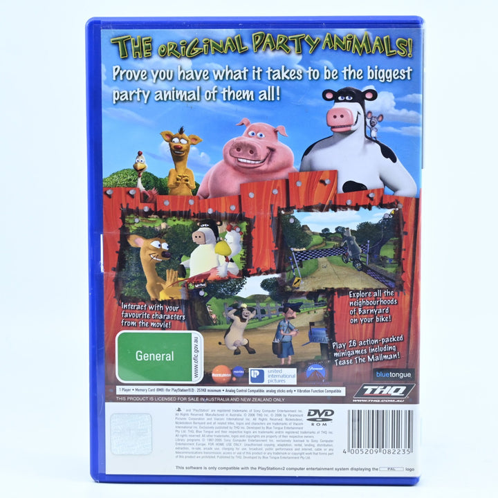 Barnyard - Sony Playstation 2 / PS2 Game + Manual - PAL - MINT DISC!