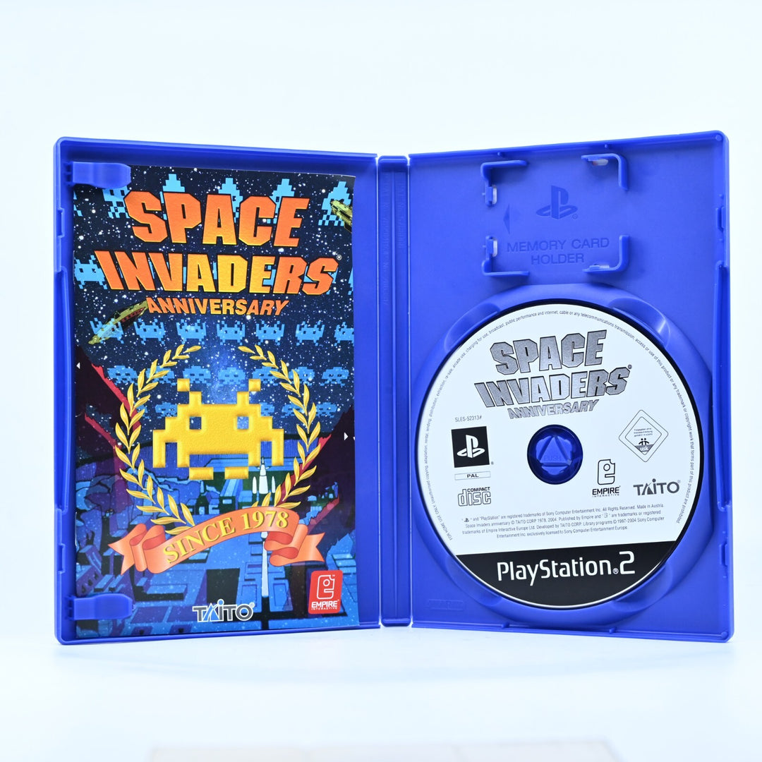 Space Invaders Anniversary - Sony Playstation 2 / PS2 Game + Manual - PAL