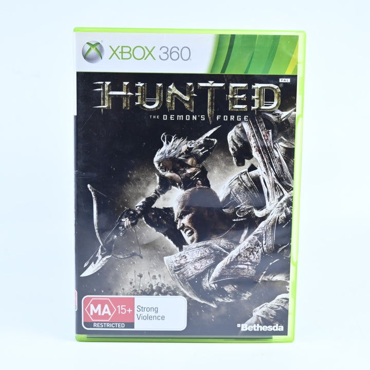 Hunted The Demon's Forge - Xbox 360 Game + Manual - PAL - MINT DISC!