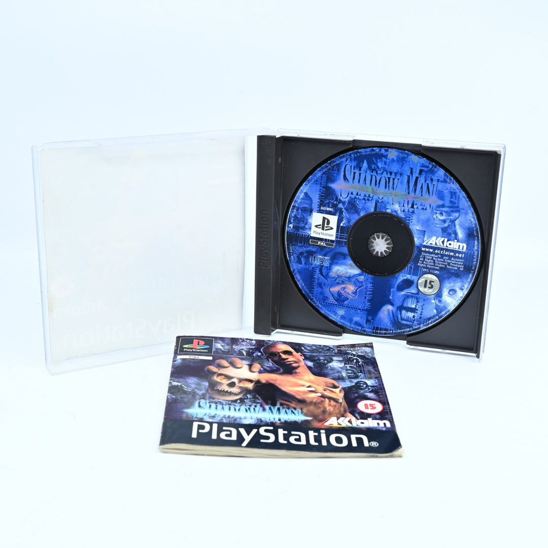 Shadowman - Sony Playstation 1 / PS1 Game + Manual - PAL - MINT DISC!
