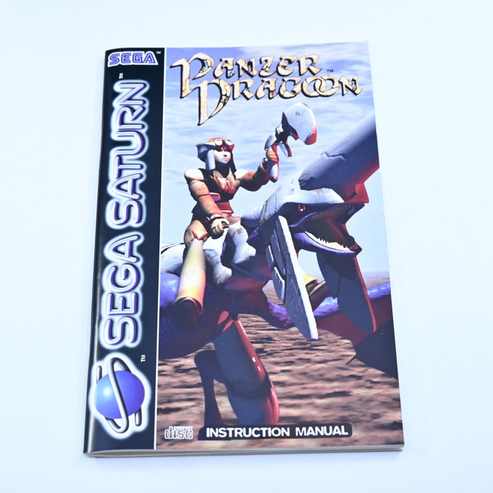 LIKE NEW! Panzer Dragoon - Sega Saturn Game + Manual - PAL - MINT DISC!